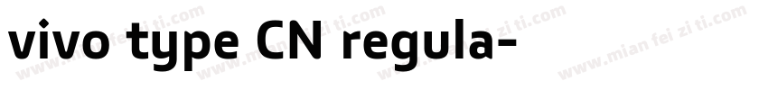 vivo type CN regula字体转换